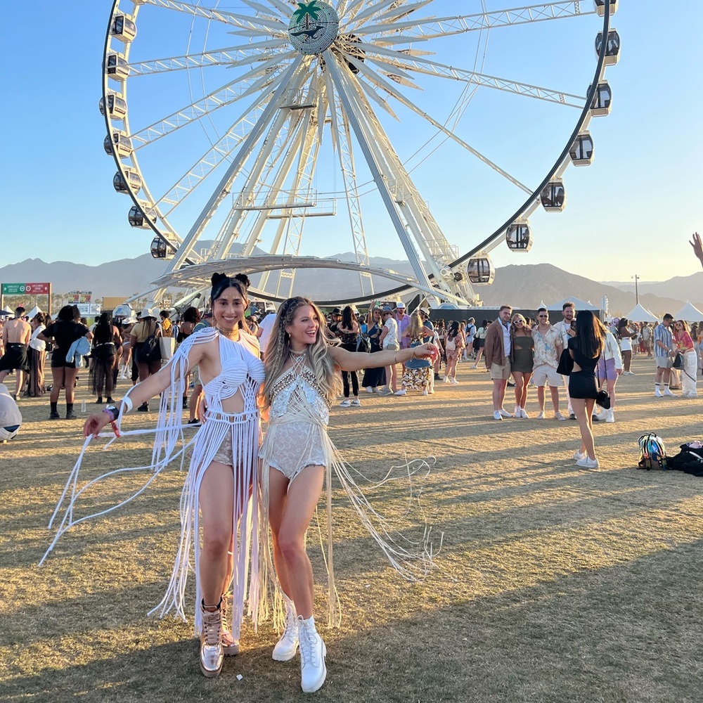 Lace high waisted bottoms - Picture 3 of 4